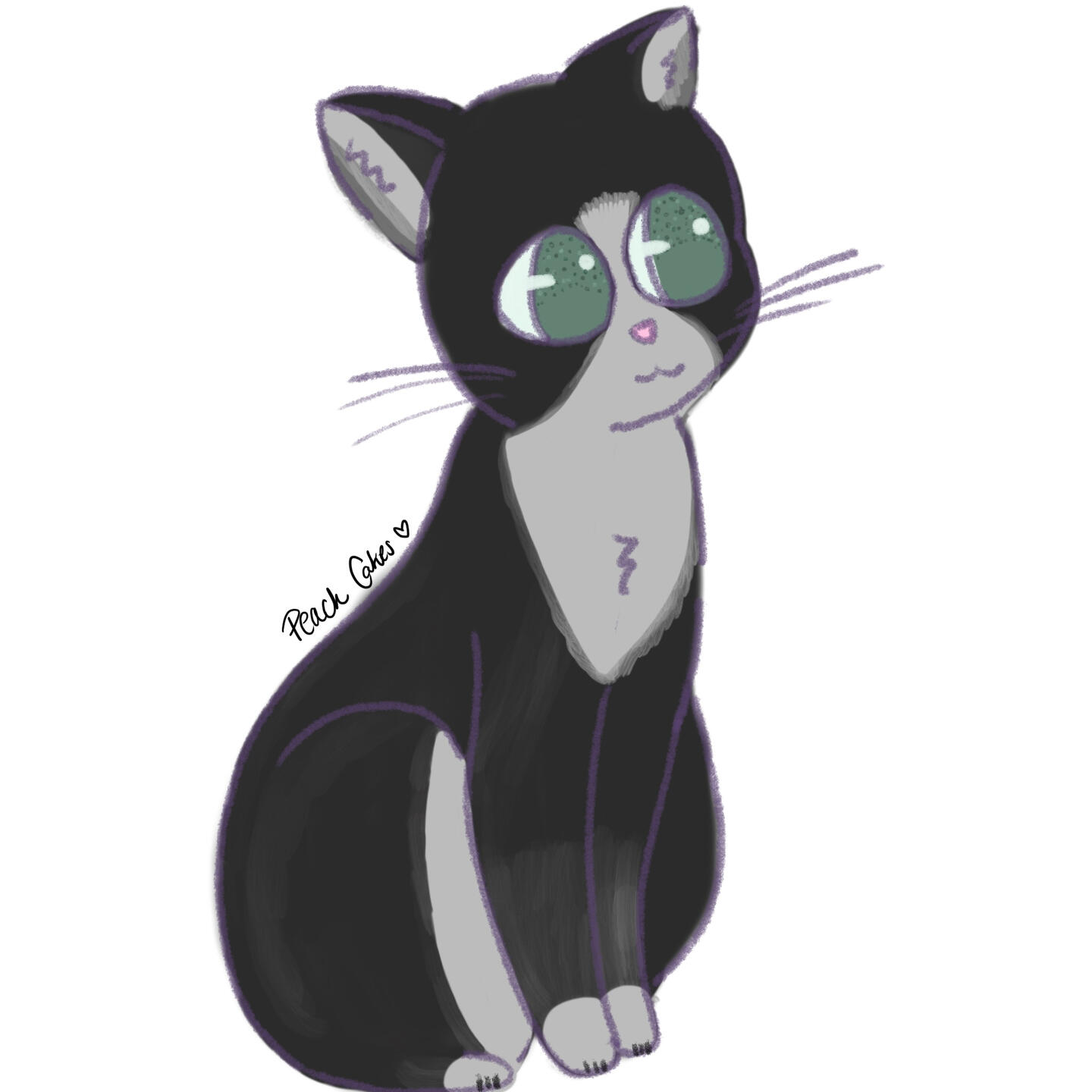 My drawing of my cat, Daichi